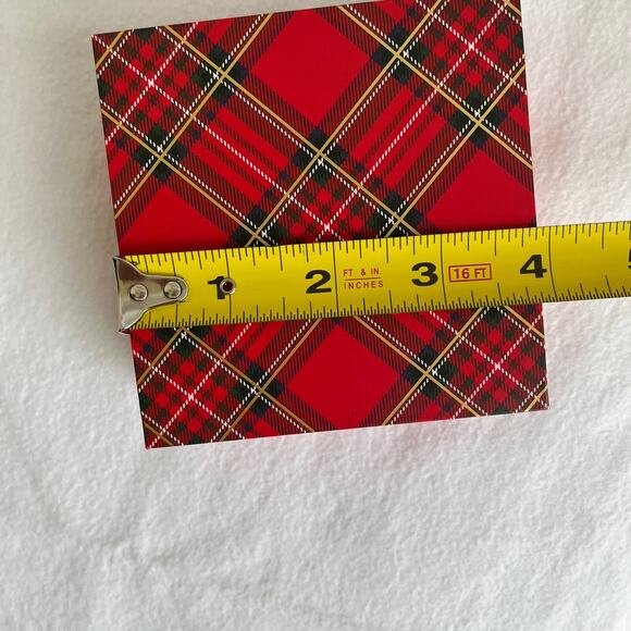 Charter Club Gold tone and red enameled colors with rhinestones Christmas brooch - Picture 6 of 7